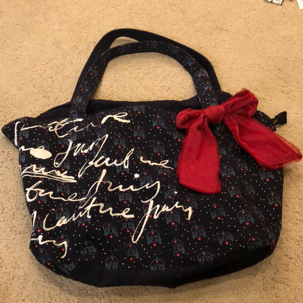 Juicy couture navy blue  travel bag!
